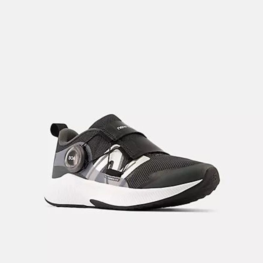 Kid NEW BALANCE Casual Footwear | New Balance- Kids Dynasoft Reveal V4 Boa Athletic Shoe Blacktop