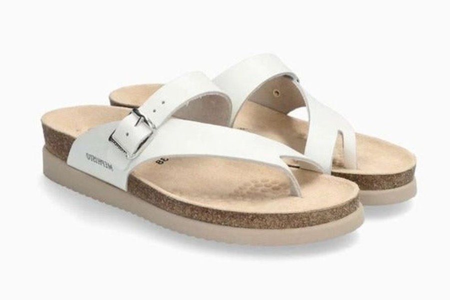 Women MEPHISTO Casual Footwear | Mephisto- Women'S Helen Sandal White Sandanyl