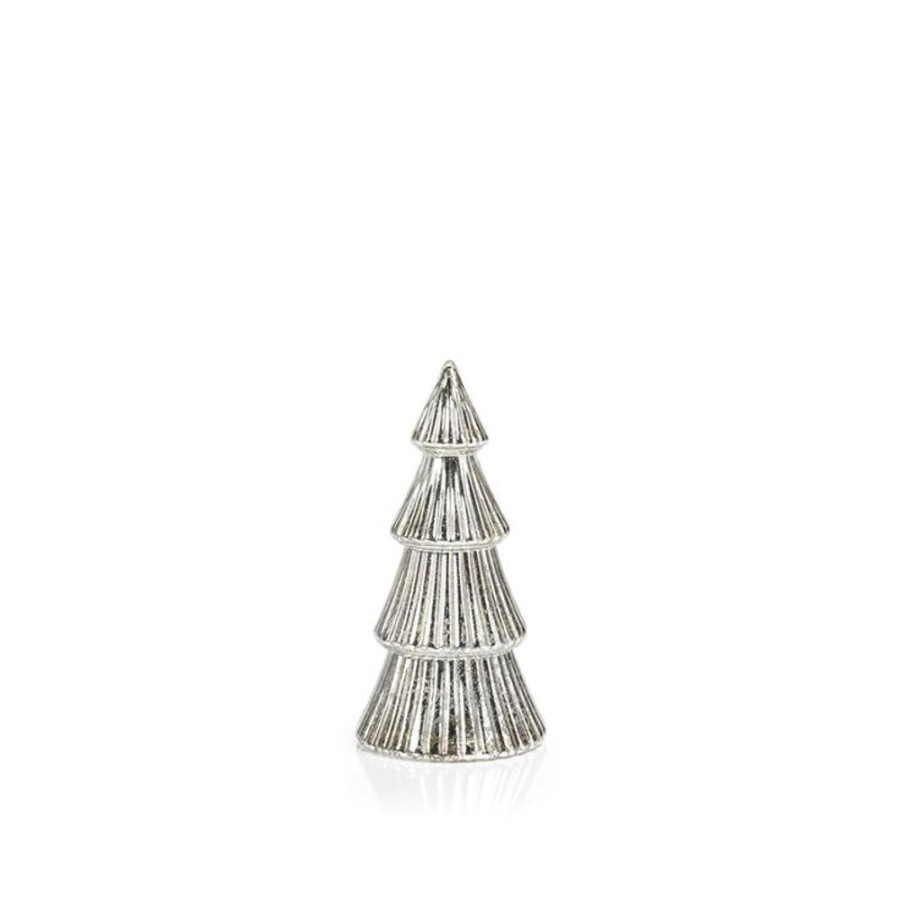 Cottage Kitchen SCHAUBEN & CO Decor | Zodax- Led Ribbed Antique Tree-Small