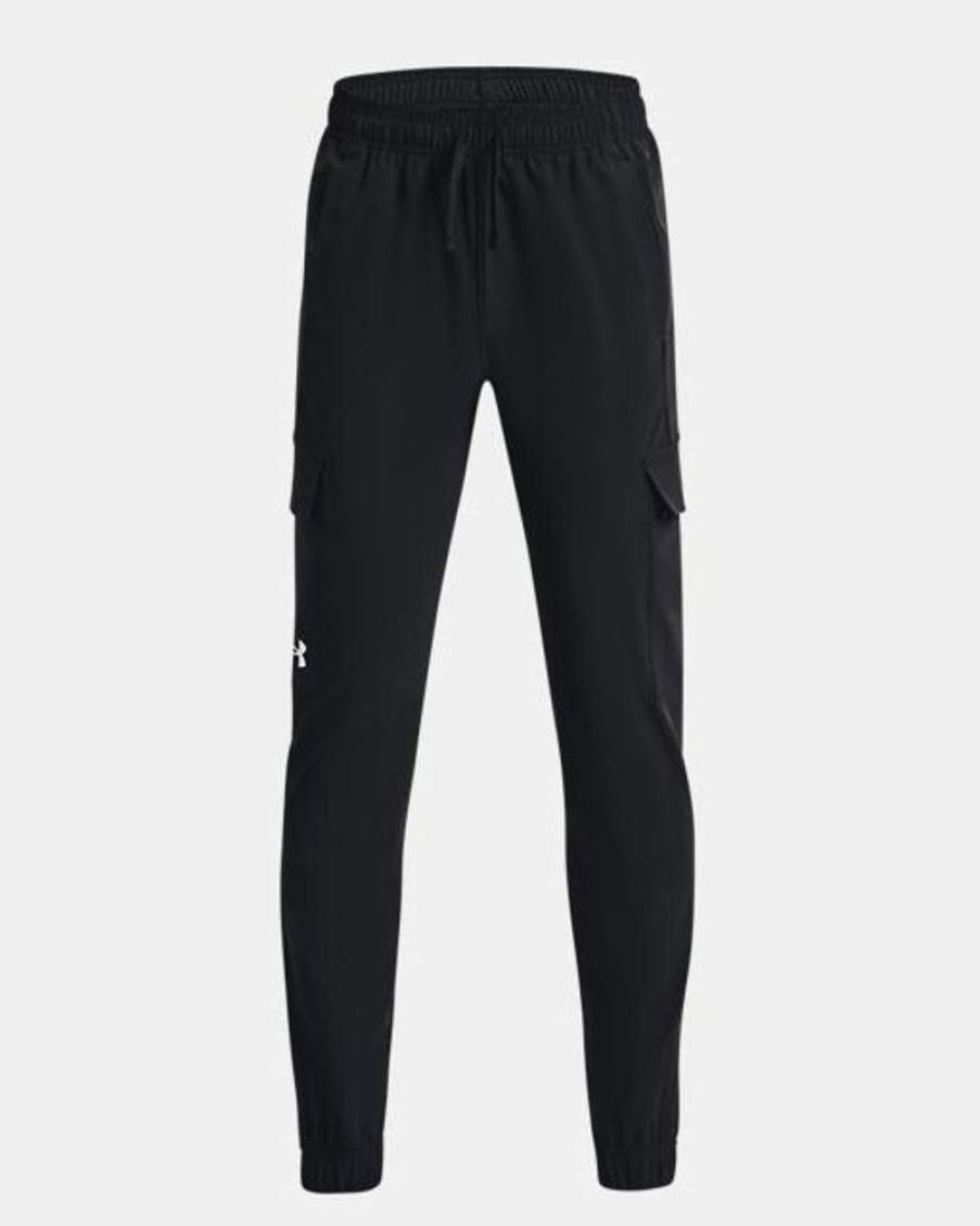 Kid UNDER ARMOUR Bottoms | Under Armour- Boys' Ua Pennant Woven Cargo Pants