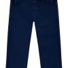 Kid MILON Bottoms | Milon- Kids Navy Dress Pants Blue Navy