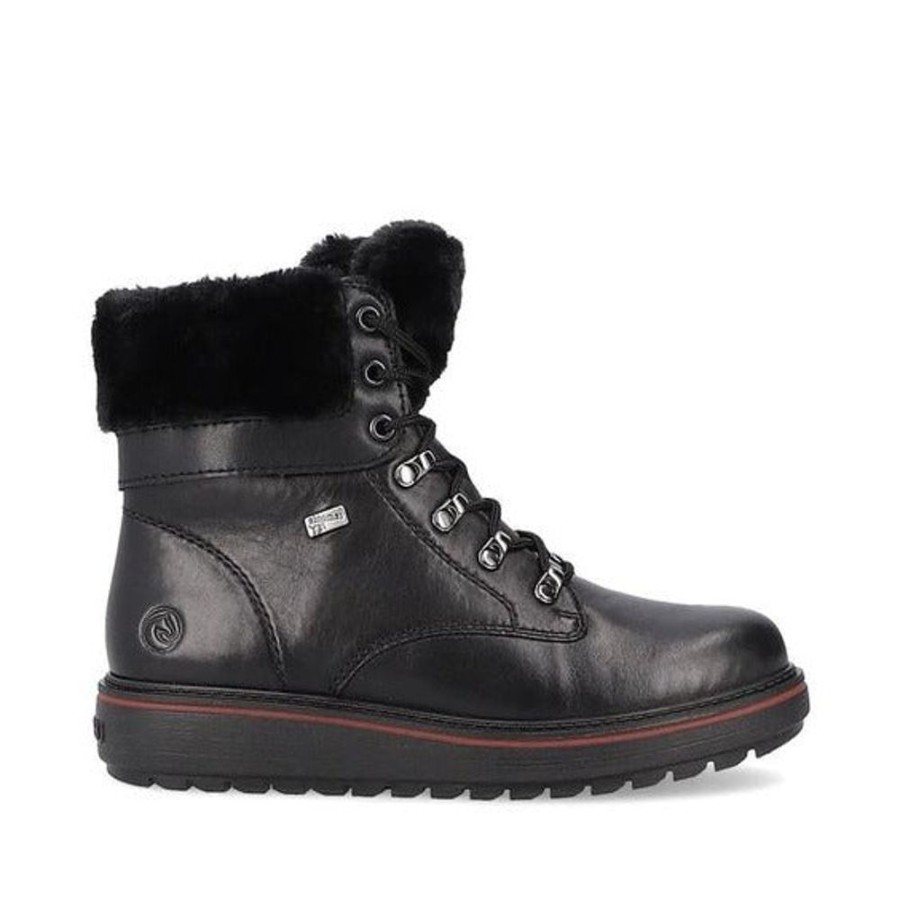 Women REMONTE Casual Footwear | Remonte- Women'S D0U70-01 Winter Boot Black