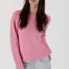 Women LYLA & LUXE Tops | Lyla & Luxe- Pierre Sweater Pink