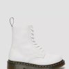 Women DR. MARTENS Casual Footwear | Dr. Martens- 1460 Women'S Pascal Virginia Leather Boots Optic White