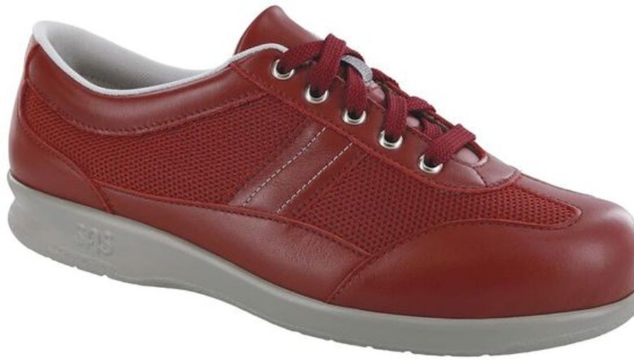 Women SAS Sneakers | Sas- Women'S Ft Mesh Shoe Red