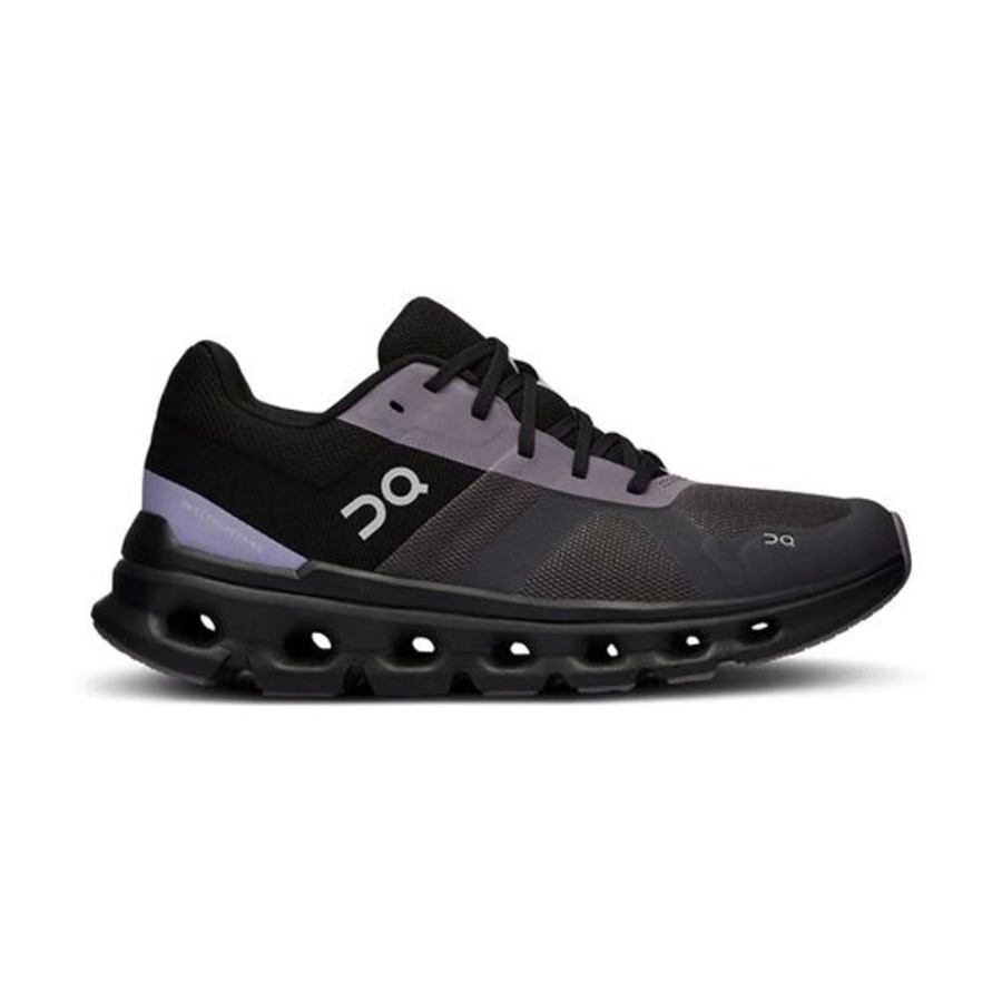 Women ON-RUNNING Athletic Footwear | On-Running- Women'S Cloudrunner Athletic Shoe Iron-Blk