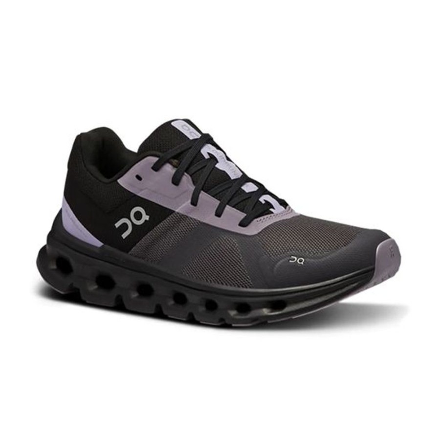 Women ON-RUNNING Athletic Footwear | On-Running- Women'S Cloudrunner Athletic Shoe Iron-Blk