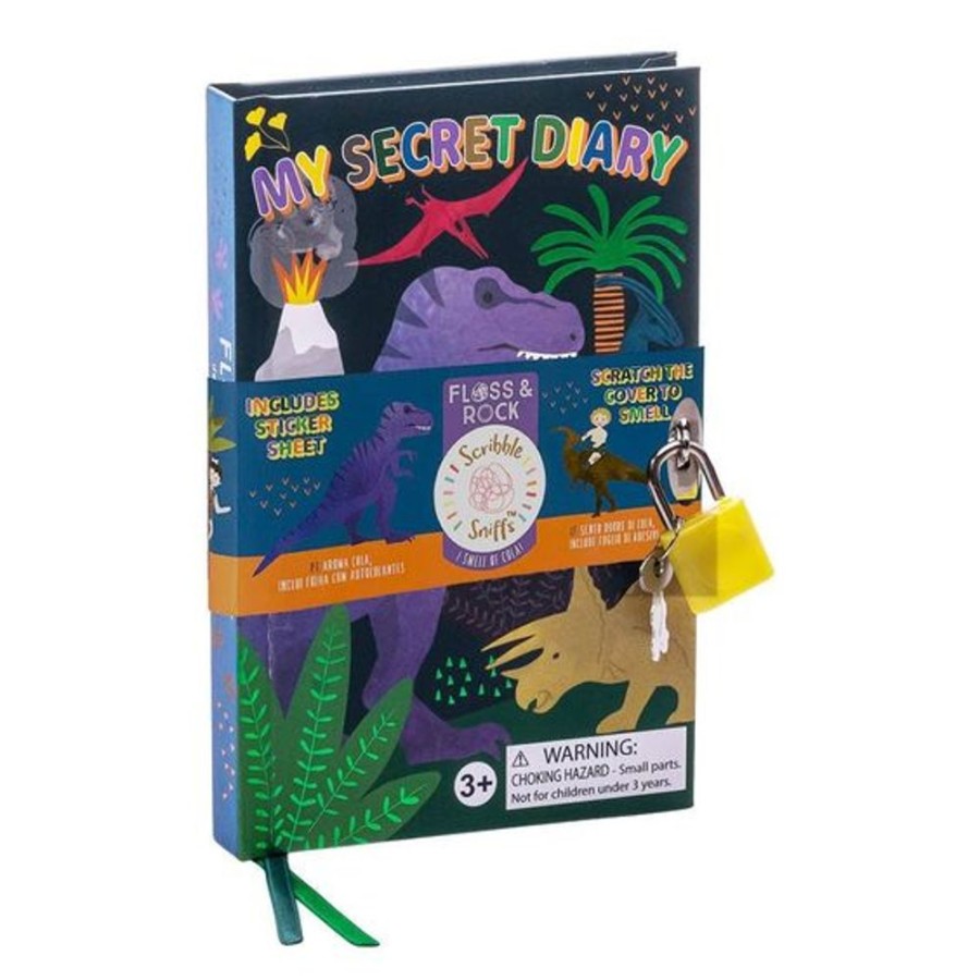 Kid FLOSS & ROCK Toys | Floss & Rock- Dino My Secret Diary