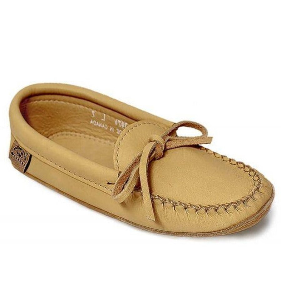 Men LAURENTIAN CHIEF Slippers | Laurentian Chief- Men'S Moccasin Slipper Light Brown