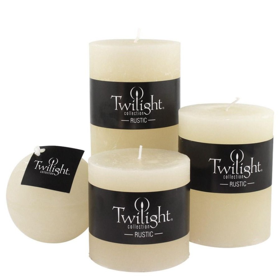 Cottage Kitchen OLD COUNTRY DESIGN Candles | Twilight- Rustic Pillar Candle 3X4