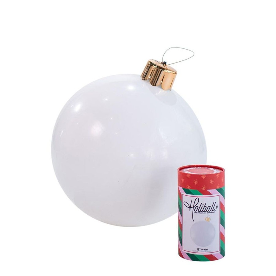 Cottage Kitchen HOLIBALL Decor | Holiball- 30" White Inflatable Ball