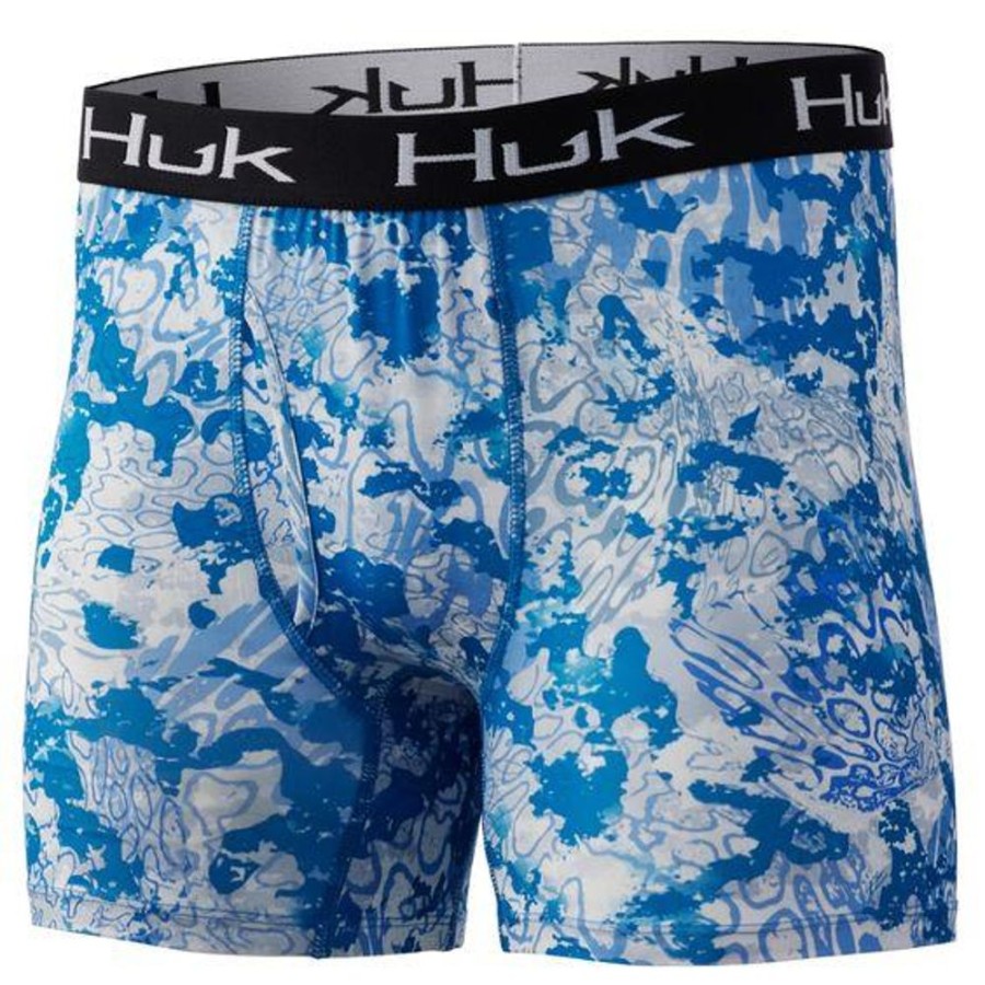 Men HUK Underwear & Socks | Huk- Men'S Tide Change Boxer Brief