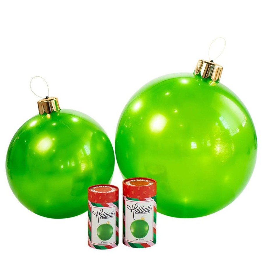 Cottage Kitchen HOLIBALL Decor | Holiball- 18" Green Inflatable Ball