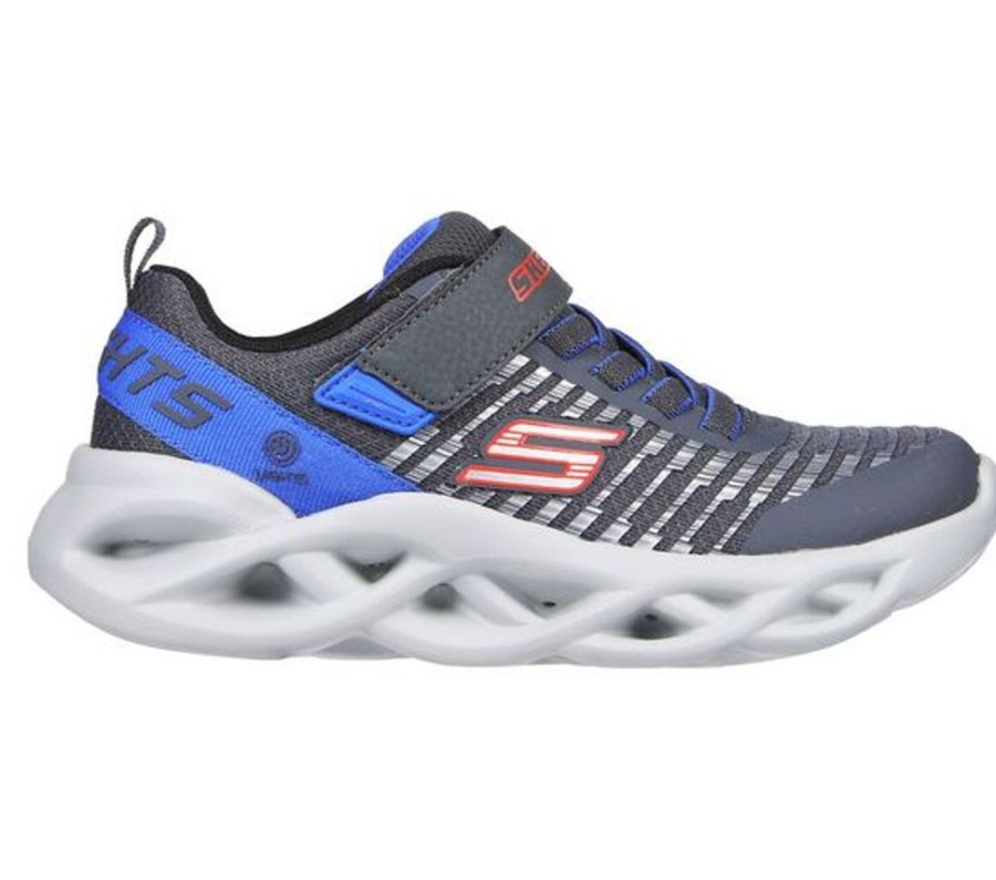 Kid SKECHERS Casual Footwear | Skechers- Kids Twisty Brights Athletic Shoe Navy