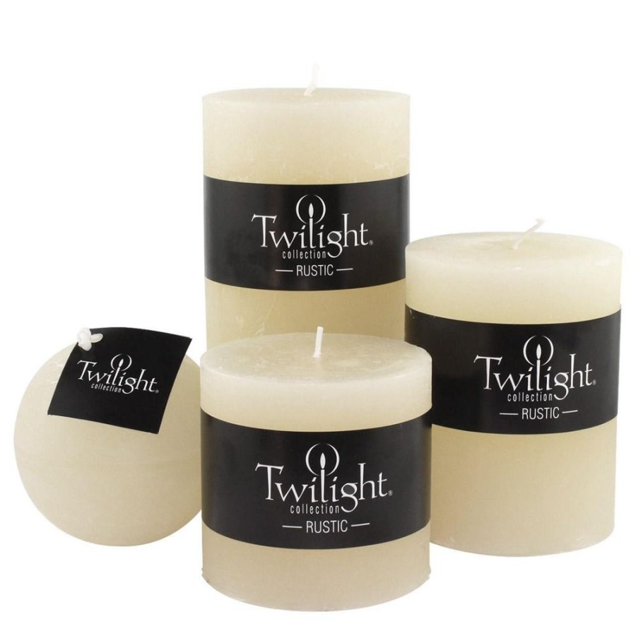 Cottage Kitchen OLD COUNTRY DESIGN Candles | Twilight- Rustic Pillar Candle 3X3