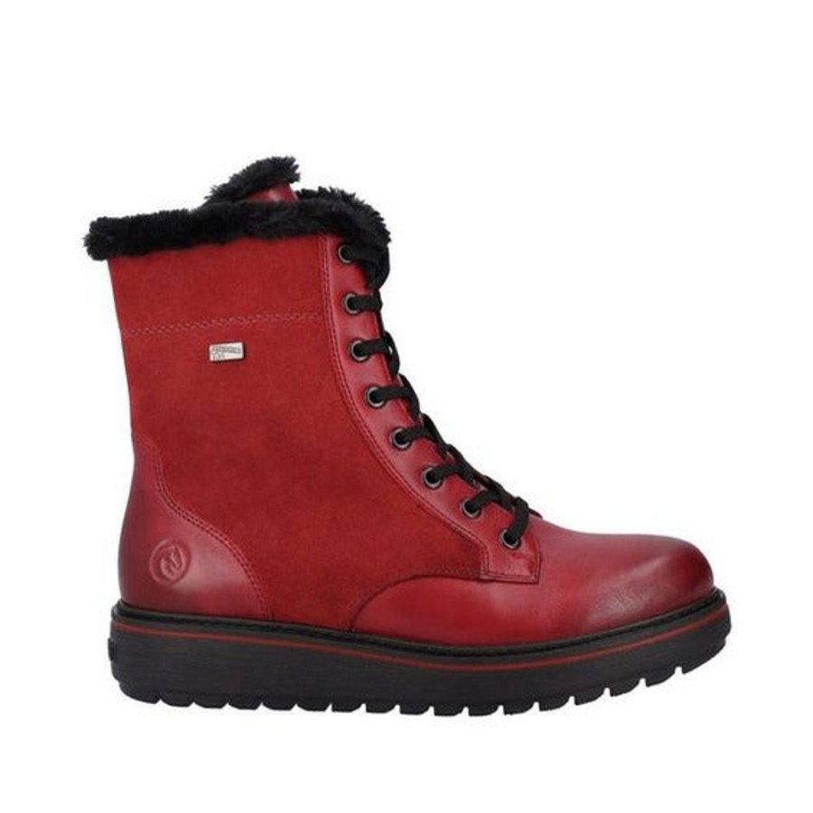 Women REMONTE Casual Footwear | Remonte- Women'S D0U76-35 Winter Boot Red