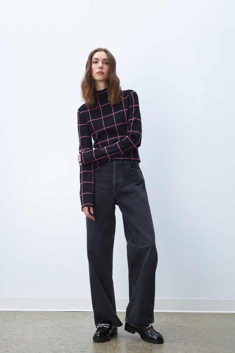 Women LINE Tops | Line- Ladies Piera Top Azalea Check