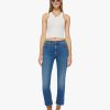 Women MOTHER Bottoms | Mother Denim- Women'S Mid Rise Rider Jeans Right On