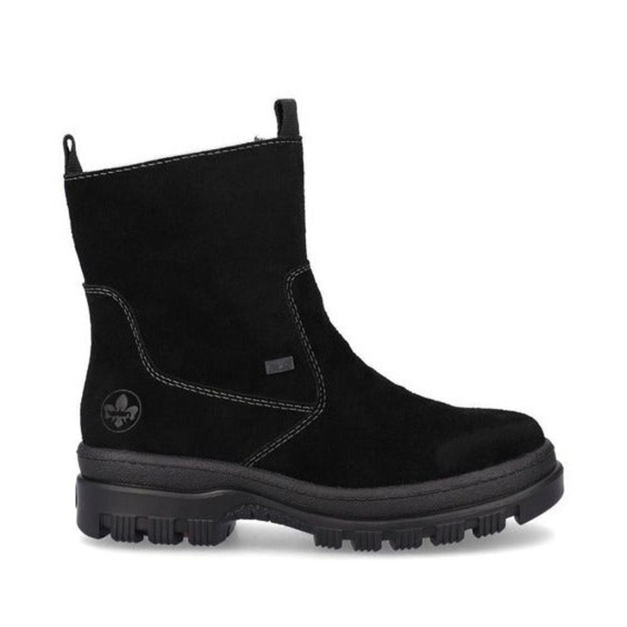 Women RIEKER Casual Footwear | Rieker- Women'S X8250-00 Winter Boot Black