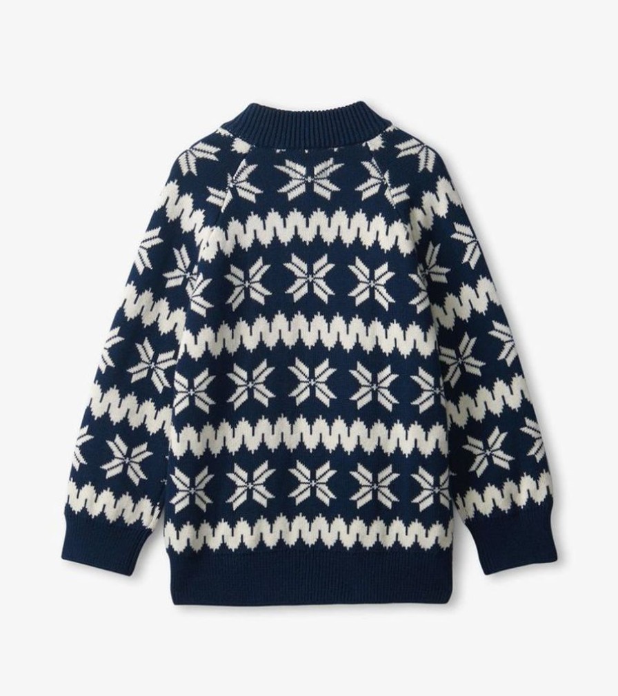 Kid HATLEY Tops | Hatley- Kids Winter Knit Mock Neck Sweater Multi