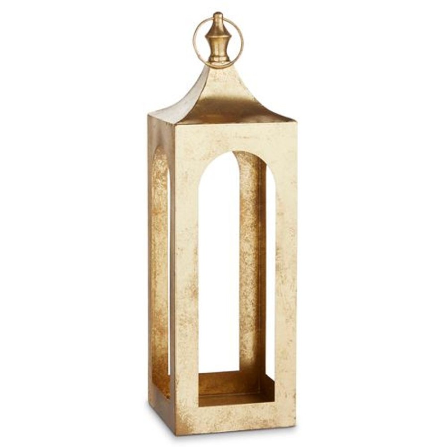 Cottage Kitchen RAZ IMPORTS Decor | Raz Import- 21.25" Gold Lantern