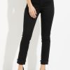 Women JOSEPH RIBKOFF Bottoms | Joseph Ribkoff- Slim Fit Denim Pant Black