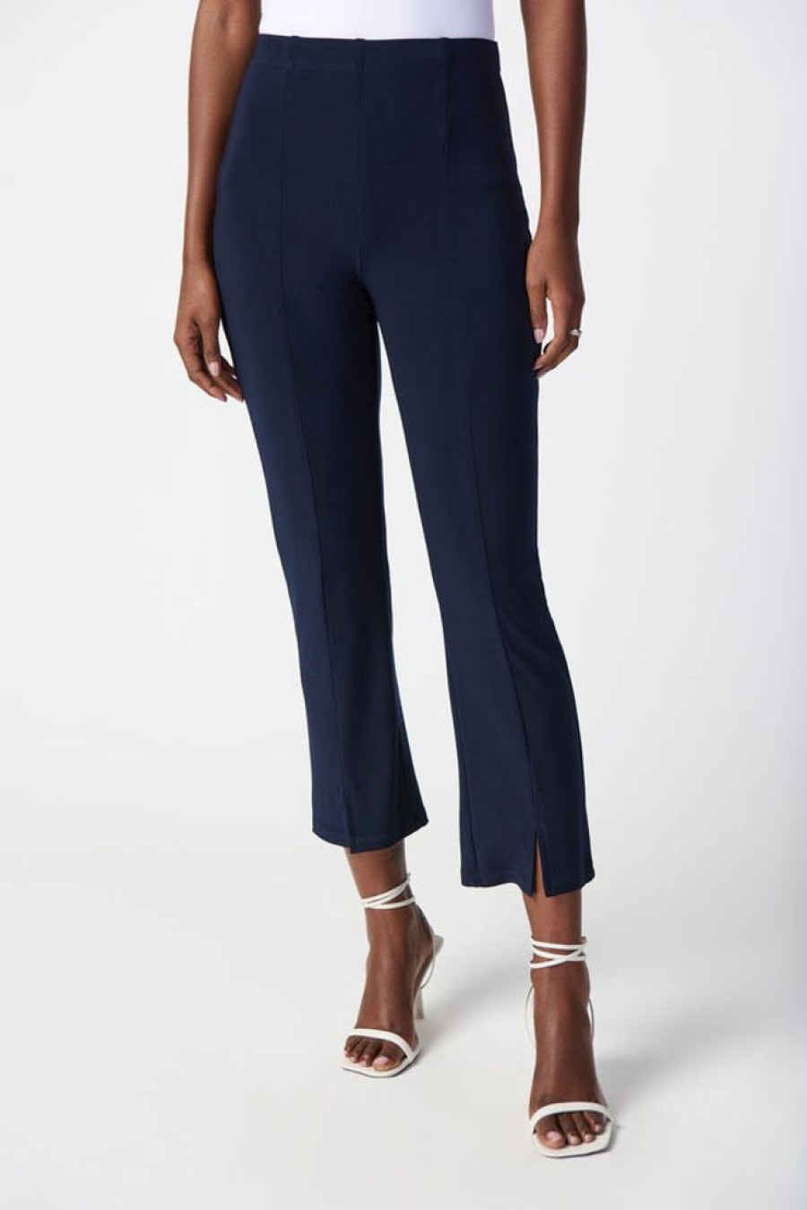 Women JOSEPH RIBKOFF Bottoms | Joseph Ribkoff- Vertical Seam Straight Leg Pants