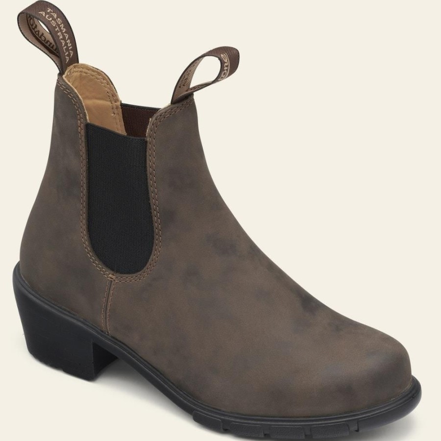 Women BLUNDSTONE Casual Footwear | Blundstone- 1677 Women'S Series Heeled Boots-Rustic Brown