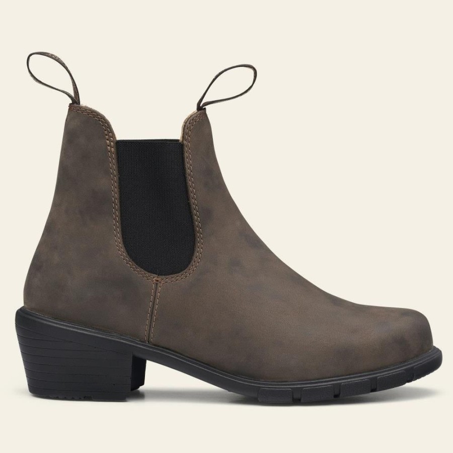 Women BLUNDSTONE Casual Footwear | Blundstone- 1677 Women'S Series Heeled Boots-Rustic Brown