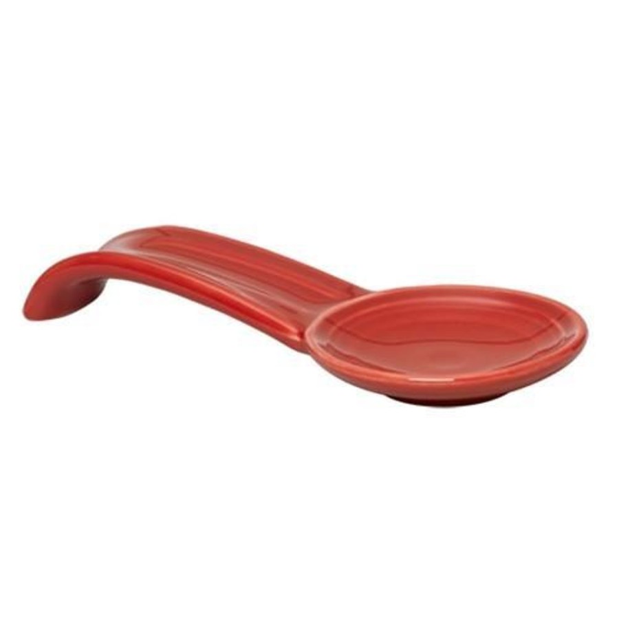 Cottage Kitchen FIESTA Kitchenware | Fiesta Ware- Spoon Rest Scarlet