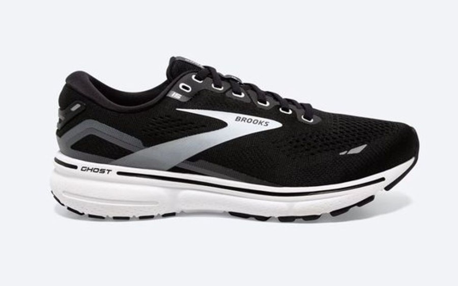 Women BROOKS Sneakers | Brooks- Women'S Ghost 15 Athletic Shoe Blk-Blackened Pearl