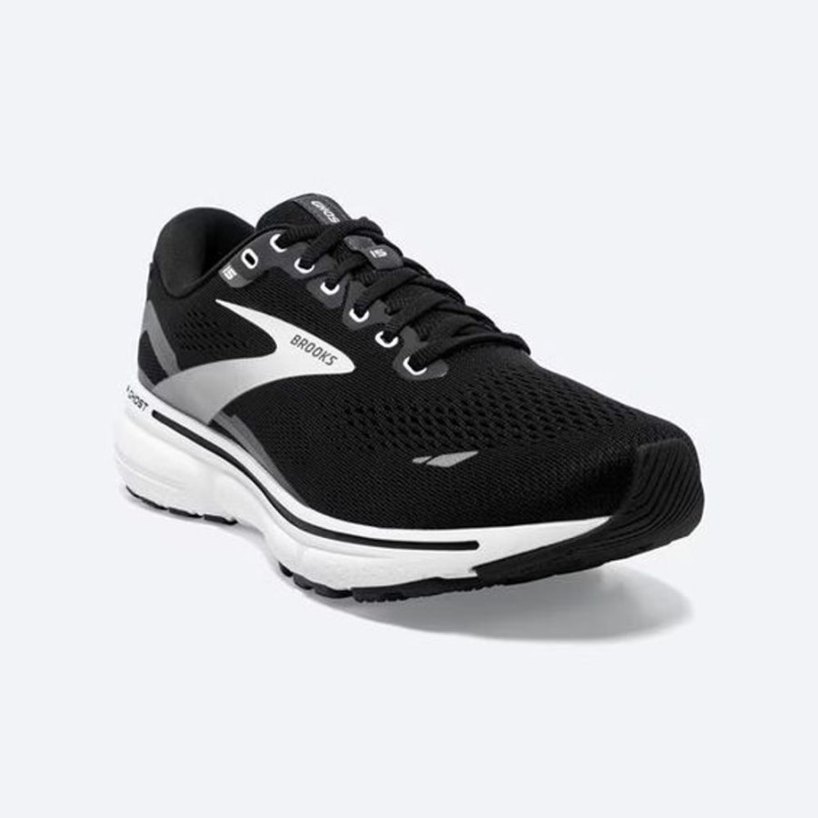 Women BROOKS Sneakers | Brooks- Women'S Ghost 15 Athletic Shoe Blk-Blackened Pearl