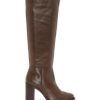 Women VINCE CAMUTO Dress Shoes | Vince Camuto- Women'S Parnela Dress Boot Dk Chocolate