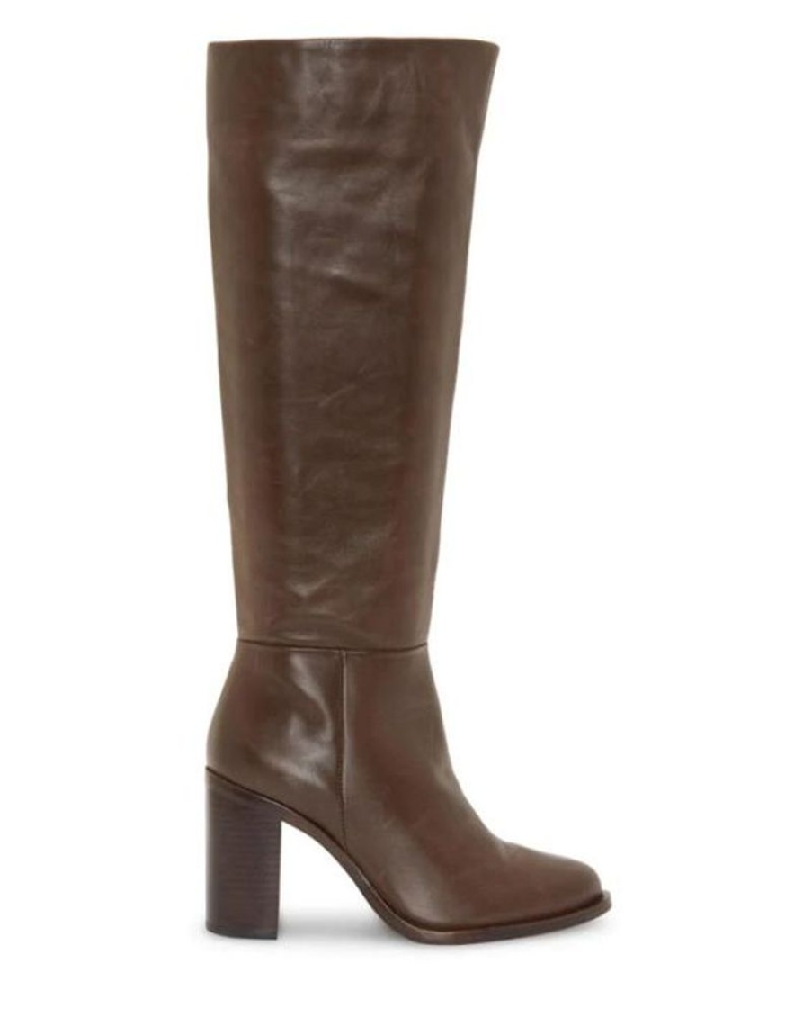 Women VINCE CAMUTO Dress Shoes | Vince Camuto- Women'S Parnela Dress Boot Dk Chocolate