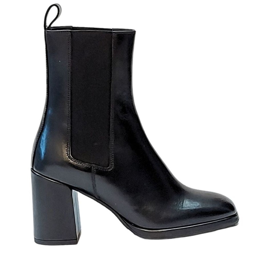 Women LA CANADIENNE Dress Shoes | La Canadienne- Women'S Bellbase Boot Black Leather