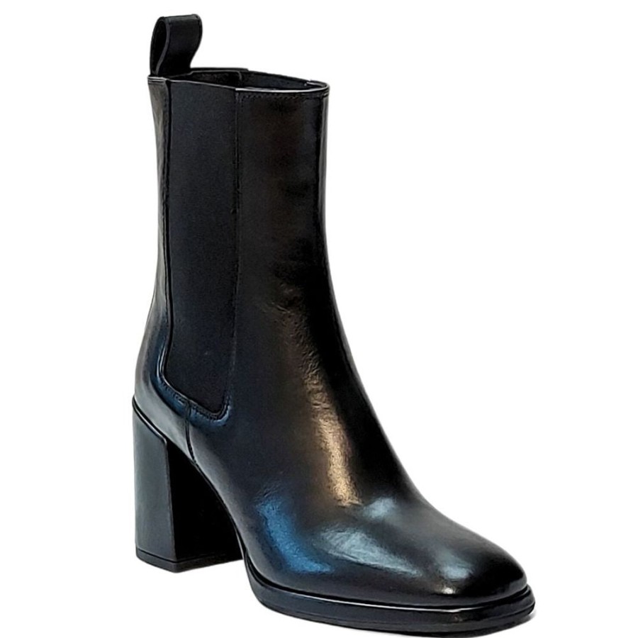 Women LA CANADIENNE Dress Shoes | La Canadienne- Women'S Bellbase Boot Black Leather