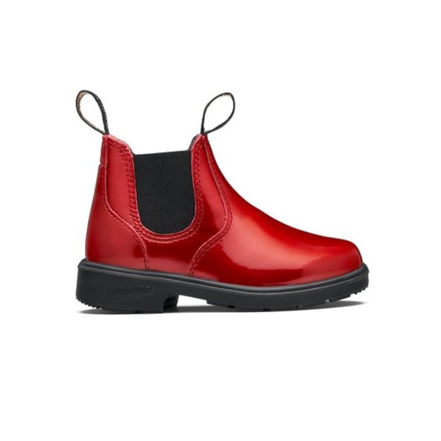 Kid BLUNDSTONE Casual Footwear | Blundstone- Kids 2253 Boot Red Patent