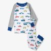 Kid HATLEY Sleepwear | Hatley- Boys Car Raglan Pj Set White