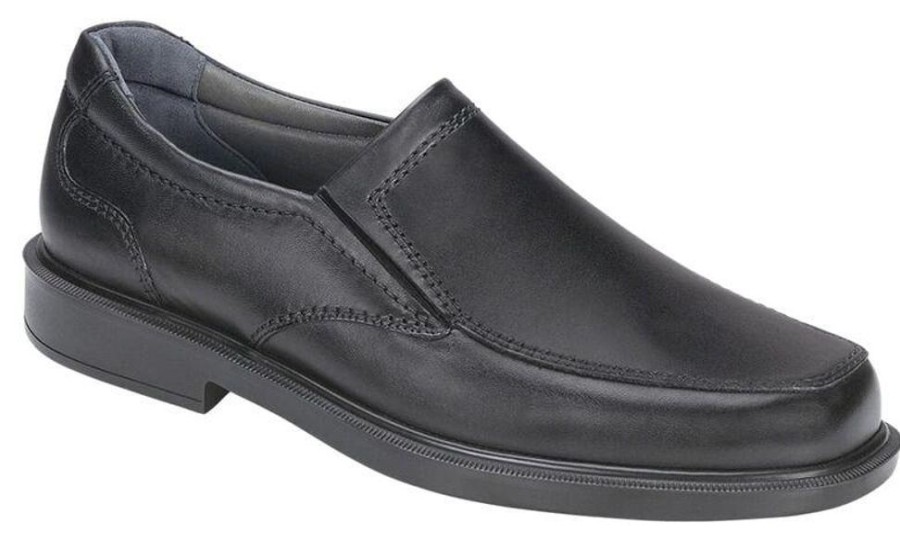 Men SAS Casual Footwear | Sas- Mens Diplomat Casual Shoe Black