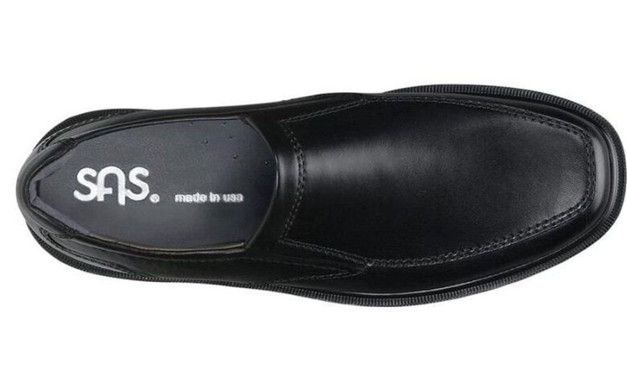 Men SAS Casual Footwear | Sas- Mens Diplomat Casual Shoe Black