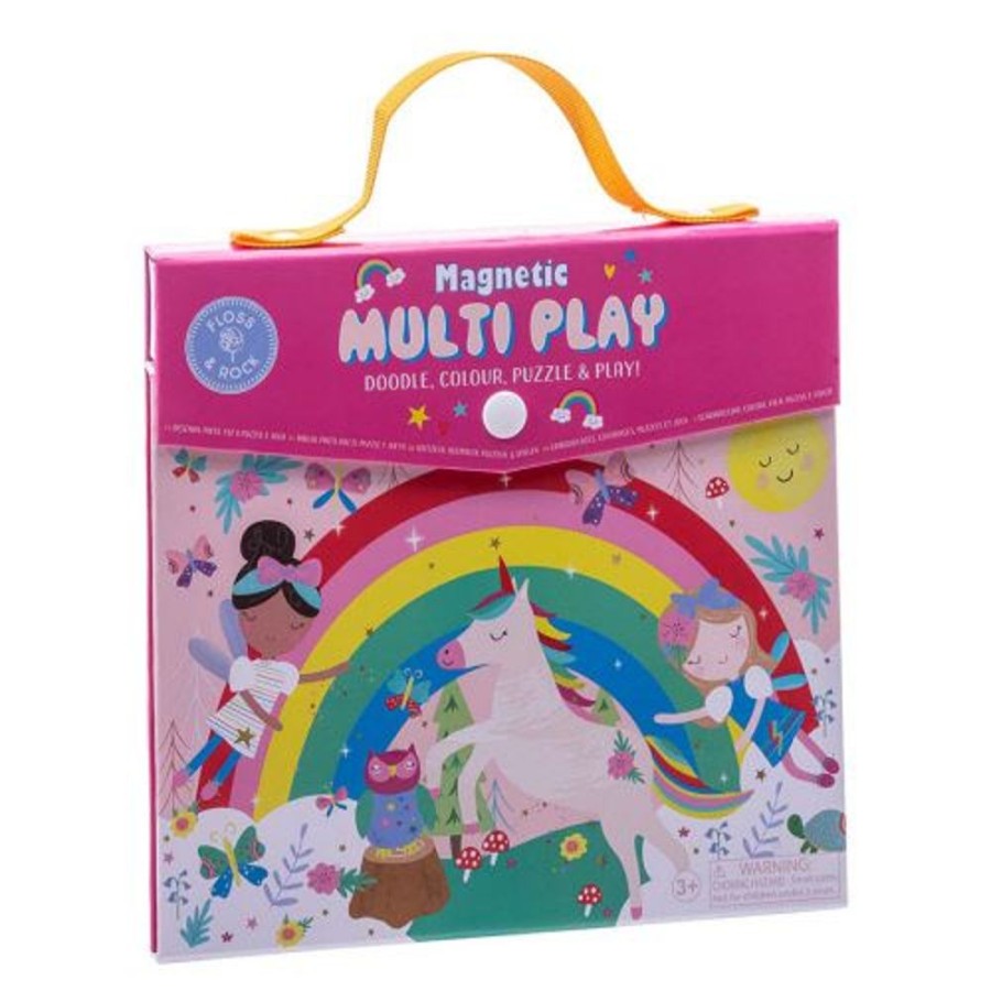 Kid FLOSS & ROCK Toys | Floss & Rock- Rainbow Fairy Magnetic Multiplay