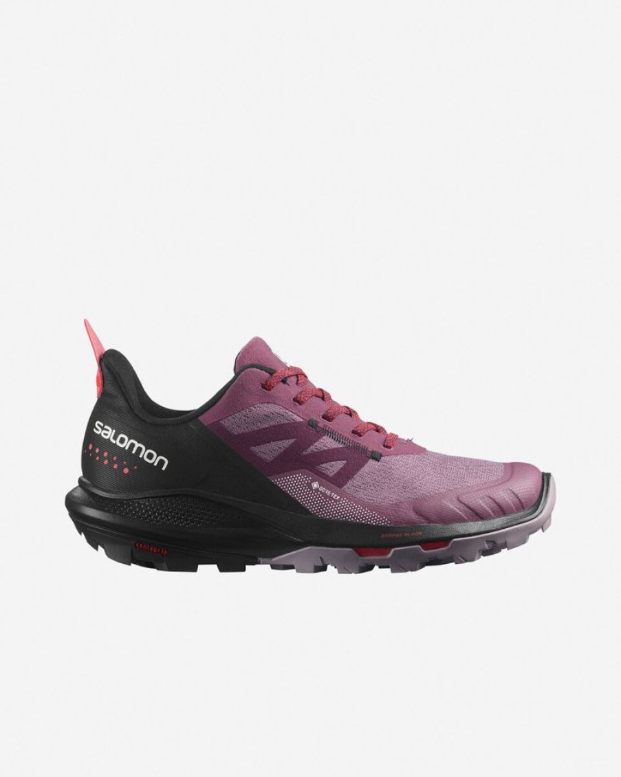 Women SALOMON Sneakers | Salomon- Women'S Outpulse Gtx Athletic Shoe Tulipwood