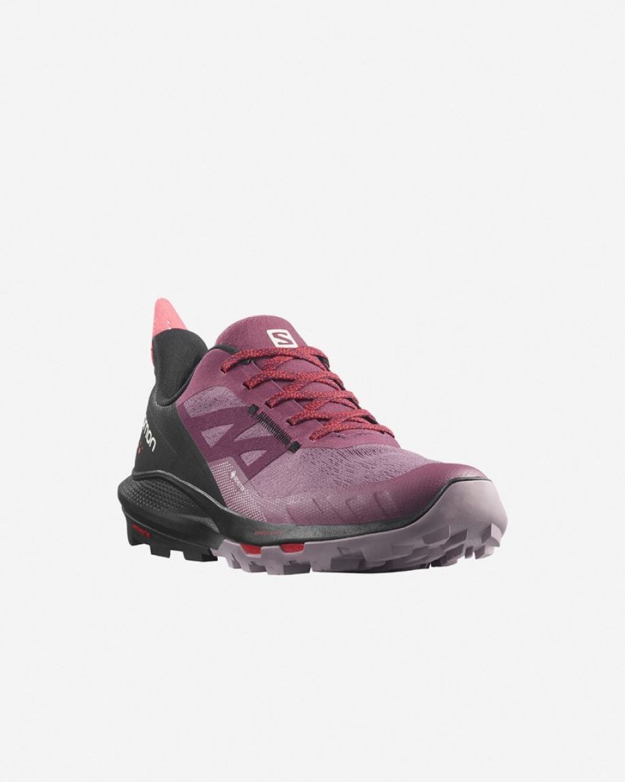 Women SALOMON Sneakers | Salomon- Women'S Outpulse Gtx Athletic Shoe Tulipwood