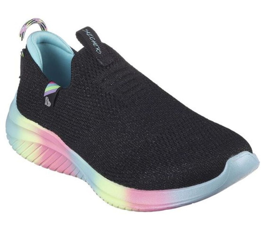 Kid SKECHERS Casual Footwear | Skechers- Kids Ultra Flex 3.0 Sneaker Black