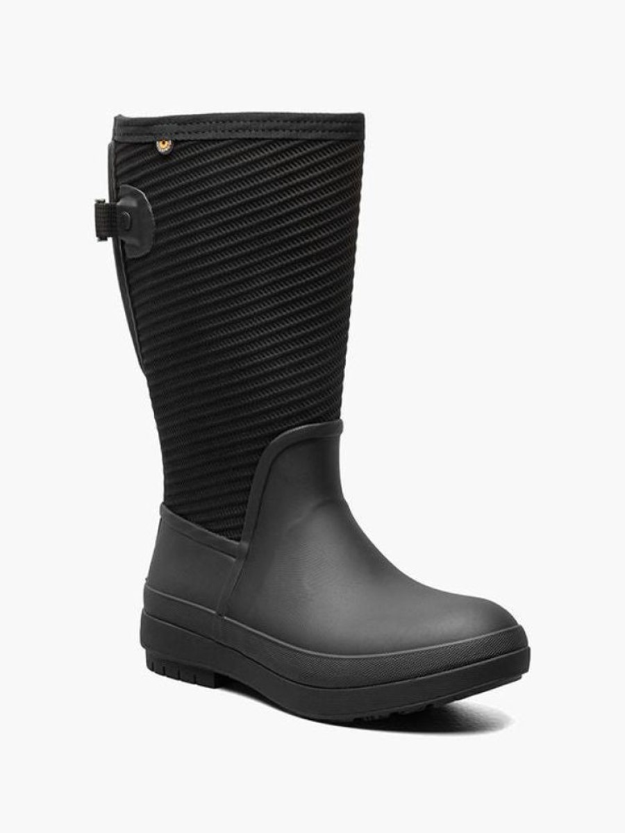 Women BOGS Casual Footwear | Bogs- Women'S Cranall Ii Tall Winter Boot Black