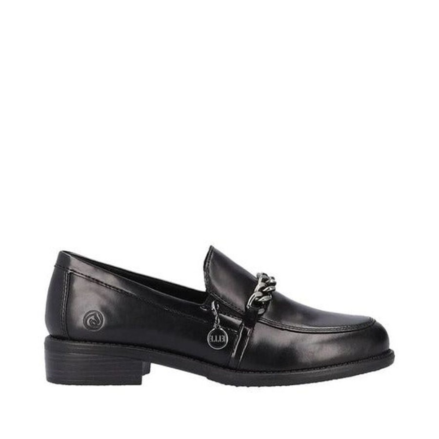 Women REMONTE Casual Footwear | Remonte- Ladies D0F03-01 Loafer Black