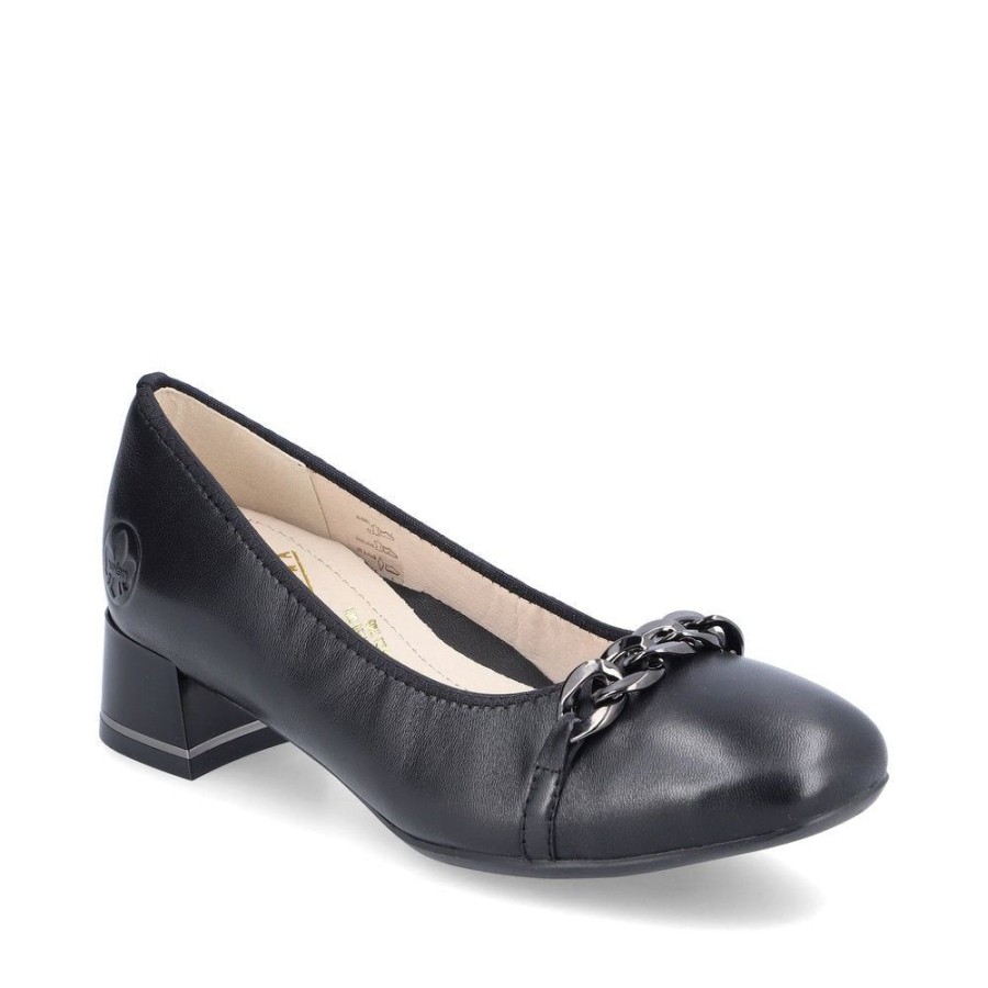 Women RIEKER Casual Footwear | Rieker- Women'S 45069-00 Dress Shoe Black