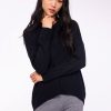 Women PISTACHE Tops | Pistache- Rib Trim Sweater Black