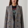 Women RAILS Coats & Jackets | Rails- Jac Blazer Cardinal Pine Multi