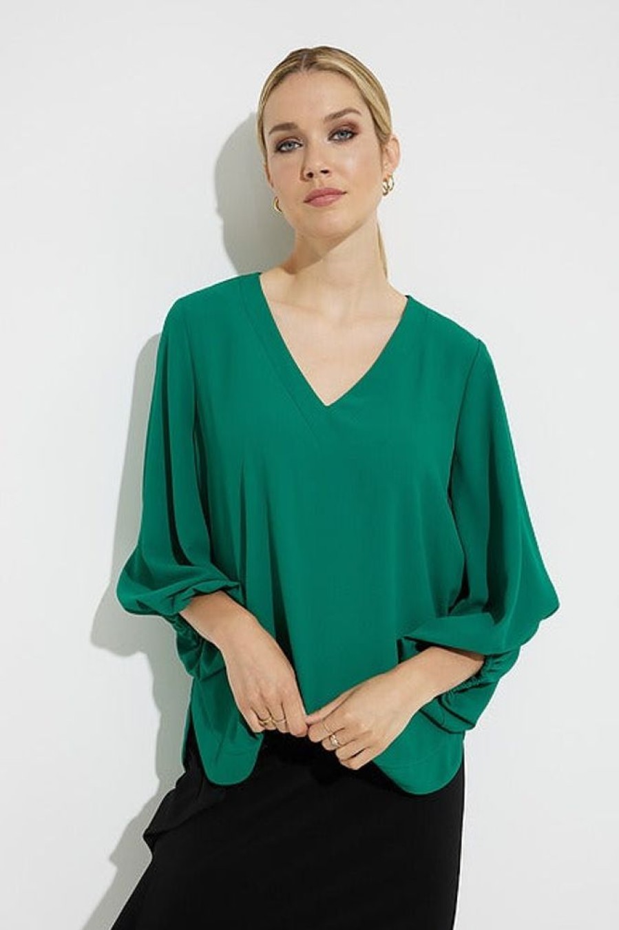 Women JOSEPH RIBKOFF Tops | Joseph Ribkoff- Puff Sleeve Top